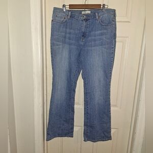 Levi's Blue Flare Wide Leg Jeans